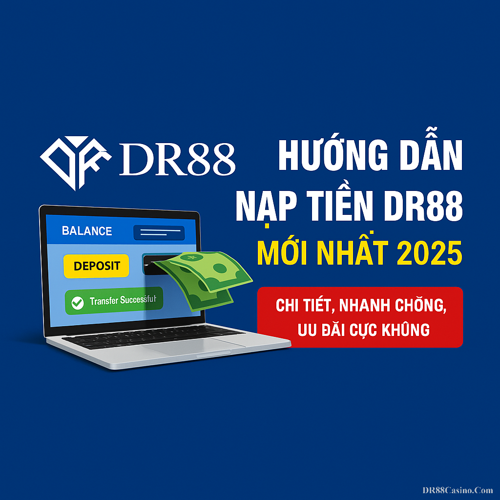 Hướng Dẫn Nạp Tiền DR88 Mới Nhất 2025 – Chi Tiết, Ưu Đãi Cực Khủng