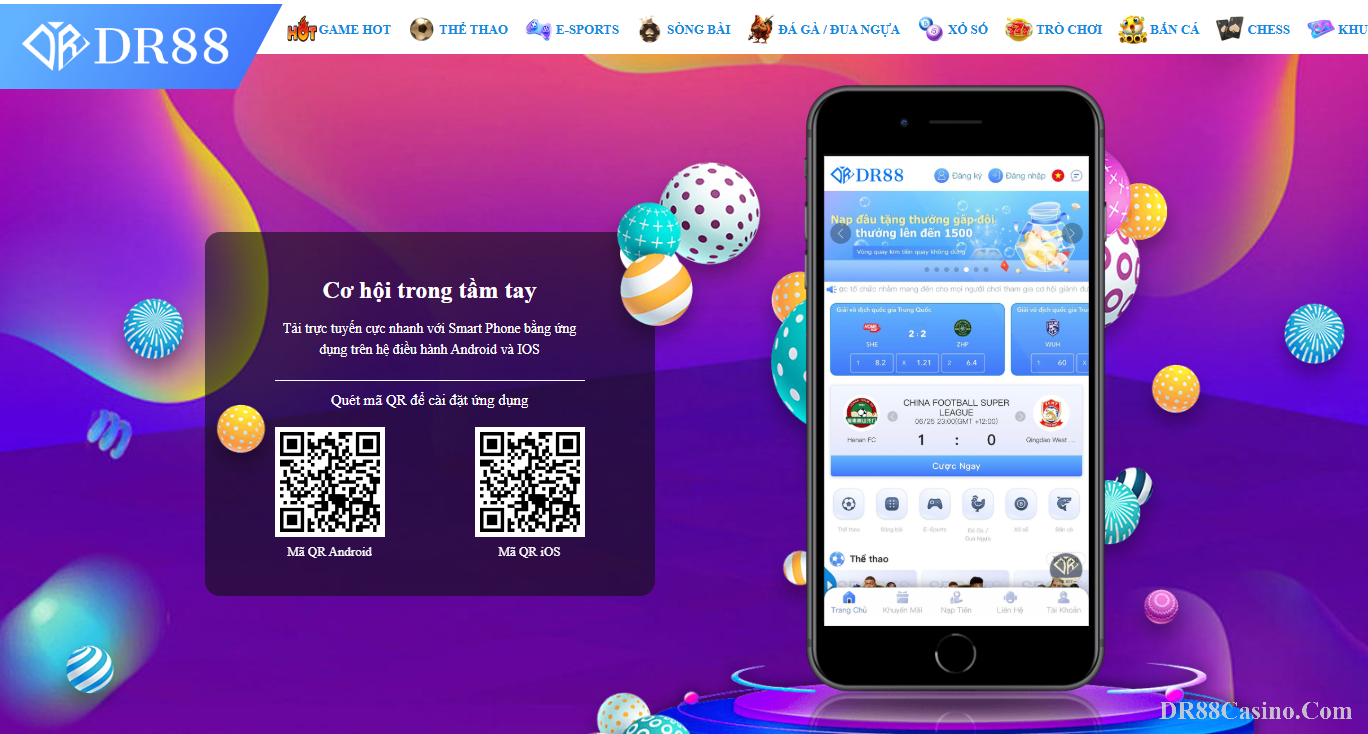 Cách tải app DR88 về máy mới nhất