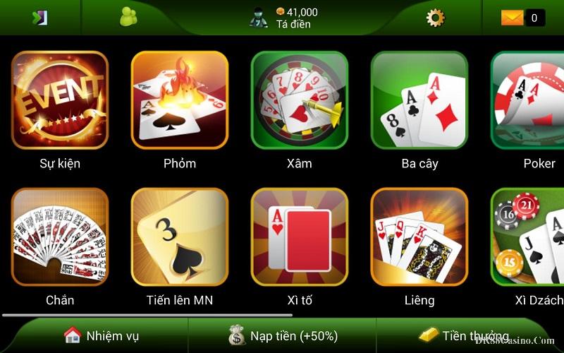 Top 5 game đánh bài trực tuyến hấp dẫn nhất 2025